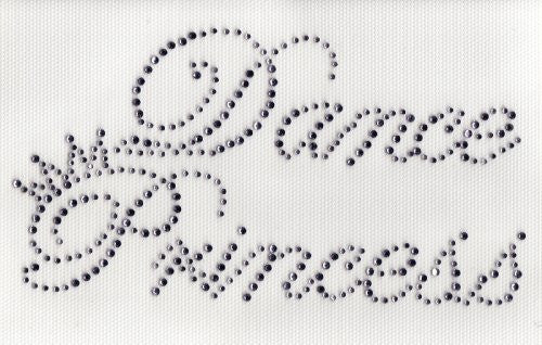 Dance Princess Iron On Hot Fix Transfer Rhinestone -- Tanzanite