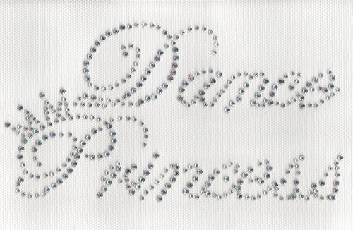 Dance Princess Iron On Hot Fix Transfer Rhinestone -- AB clear