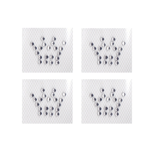 4 mini crowns -- 0.75" x 0.75" Available in 5 Colors