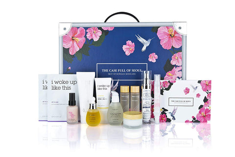 The Case Full Of Seoul: Best Of Korean Skincare 11-piece Set, 10 Step Skincare, Korean Beauty, Home Spa Kit