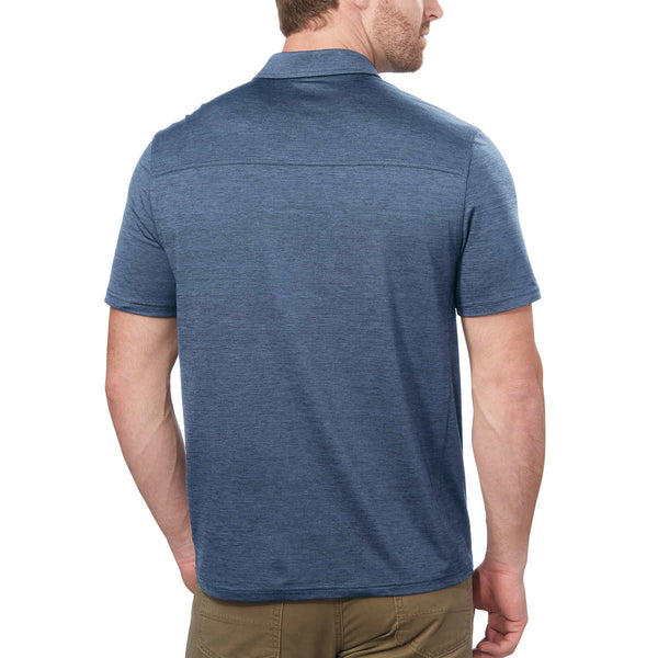 G.H. Bass & Co Men's Short Sleeve 3 Button Polo Shirt