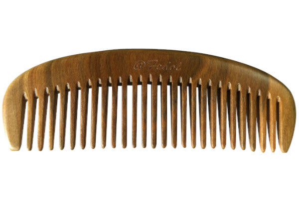 @Fedol Aromatic Green Sandalwood Comb. Anti Static Wooden Comb